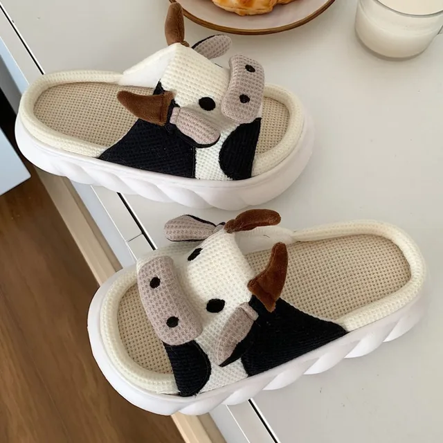 Precio Más Bajo] Pantuflas De Lana LV teddy sheep casual home Zapatillas  Femeninas [Con Caja]