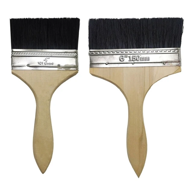 4/6 Inch Wide Paint Brush Large Block Stain Brushes Heavy Duty Household  896B - AliExpress