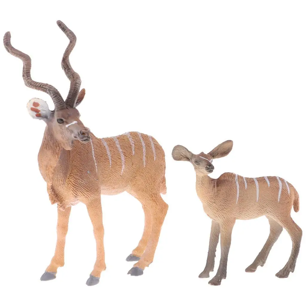 2pcs Antelope Figures  Animals Figures Animal Figures Toy Set