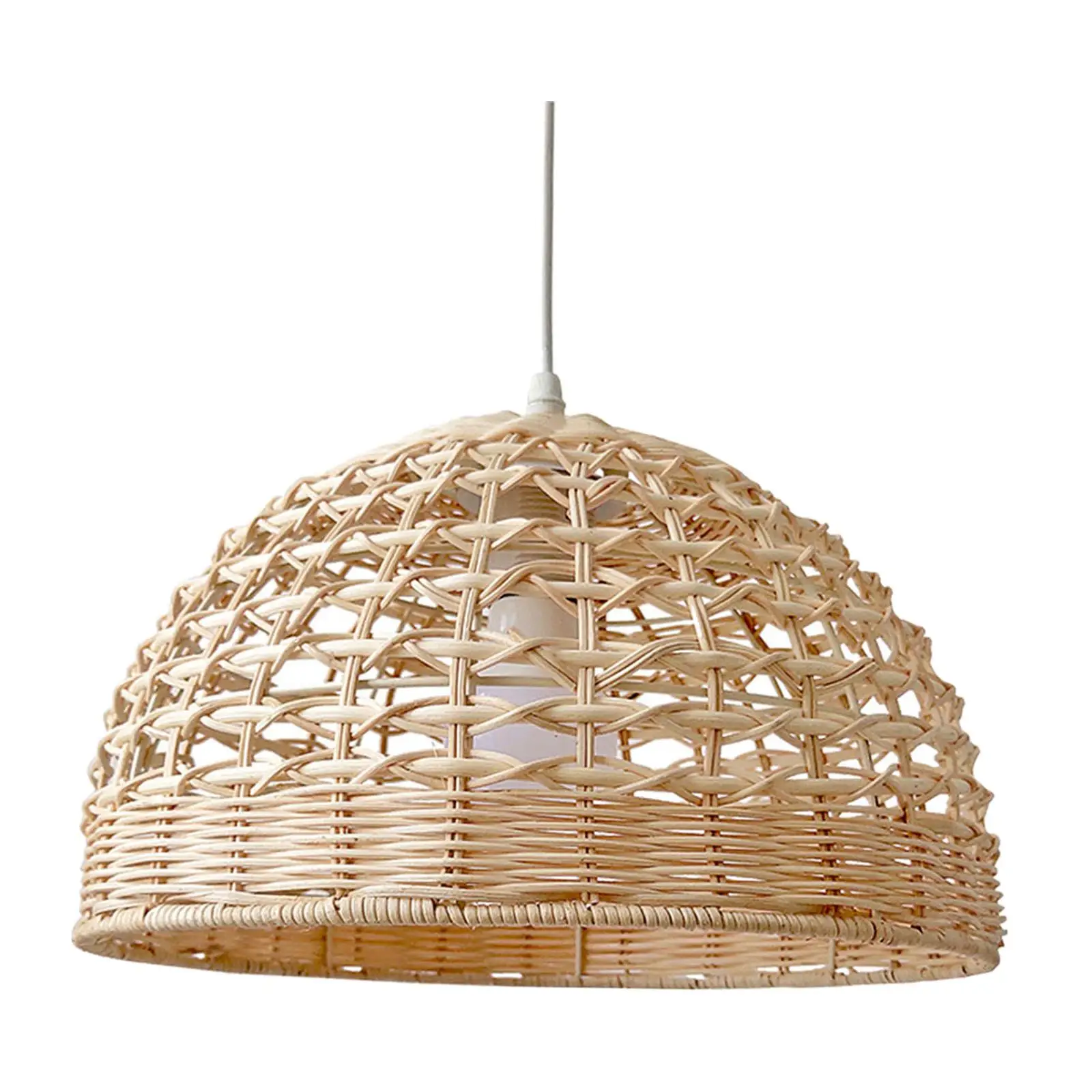 Rattan Lamp Shade Woven Lampshade Creative Hanging Lamp Lampshade for Hotel