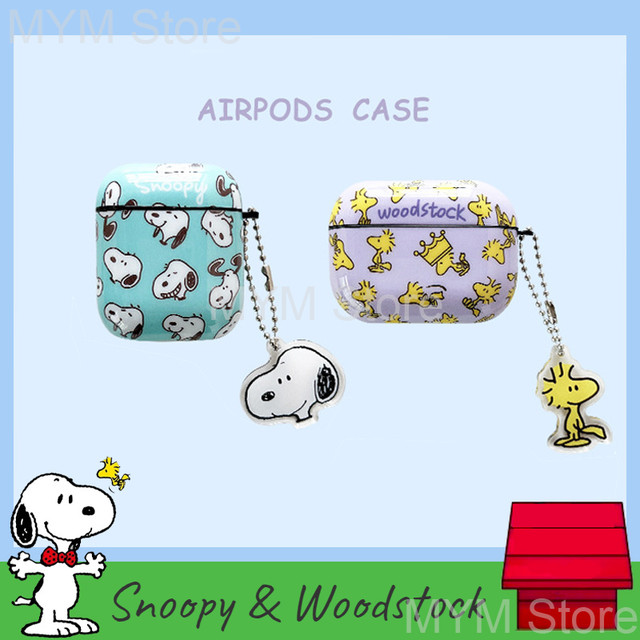 Cute Snoopy Woodstock Earphone Case For AirPods 1 2 Pro Case