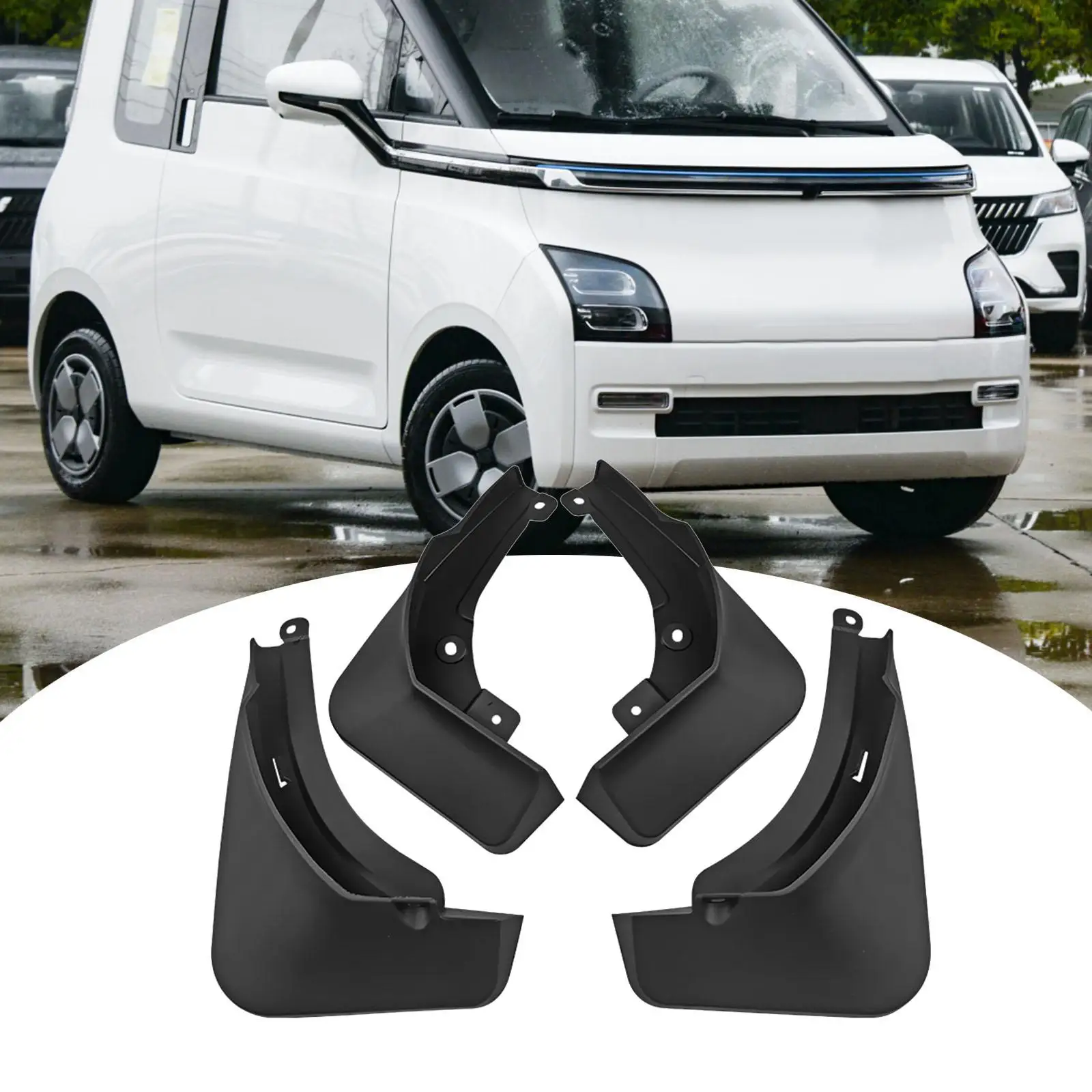Car Wheel Mud Flaps Replacement Exterior Parts for Wuling Air EV 2023