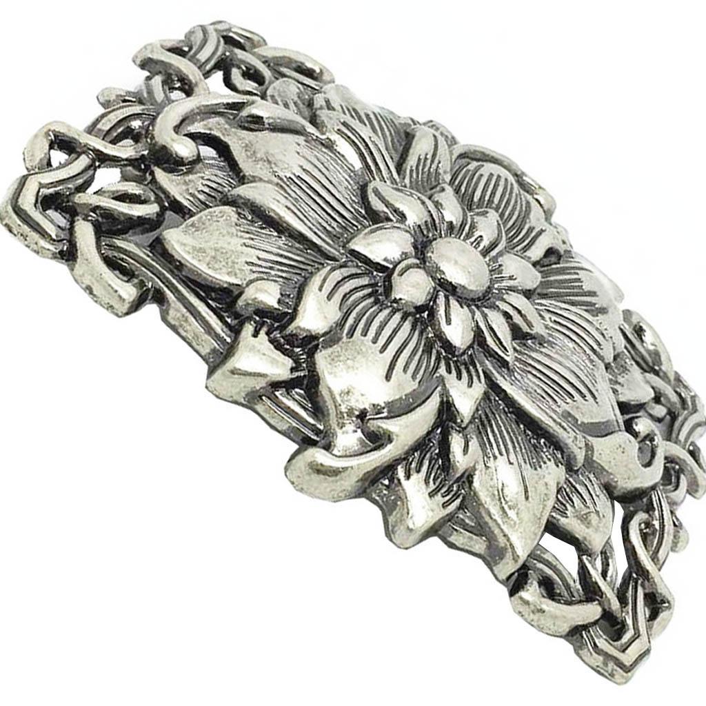 Novelty Metal 3D Lotus Flower Belt Buckle Buddha Rodeo Classic Western Cowboy