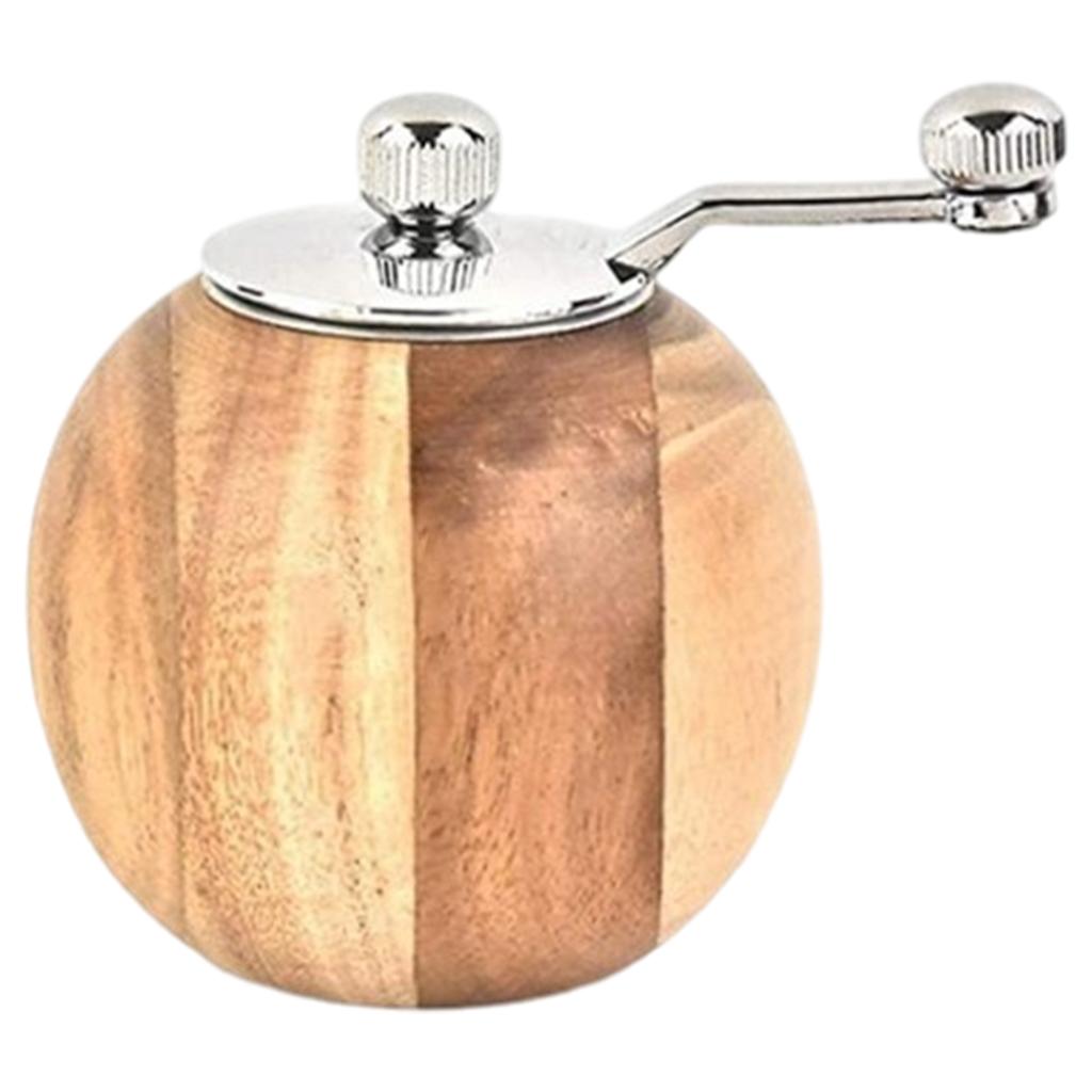 Wood Manual Coffee Grinder Kitchen Tool Portable Hand Coffee Grinder for Spice Seasoning Pepper Salt Outdoor Camping Travel