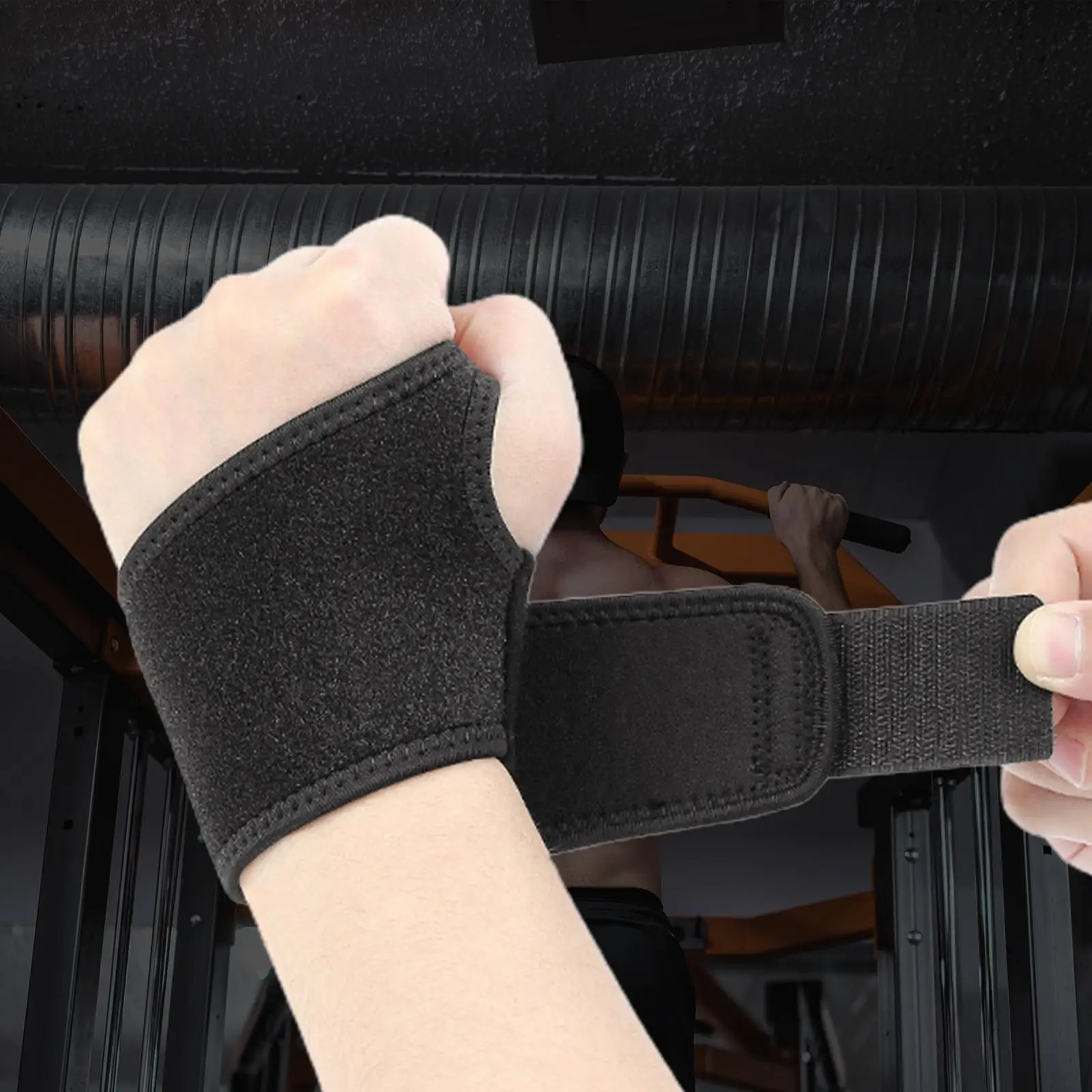 Compression Wrist Bandage Brace Support Wristband Band Adjustable Strap for Badminton Basketball Fitness Training Women Men
