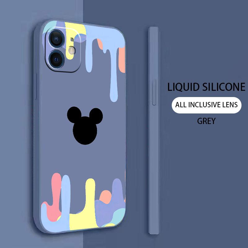 Cute Anime Mickey Phone Case For iPhone 11 SE 2020 7 7P 8 Plus X Xr Xs 11 12 13 Max Pro Mini 6 6s Ax93 Soft Fashion iphone 13 pro max cover