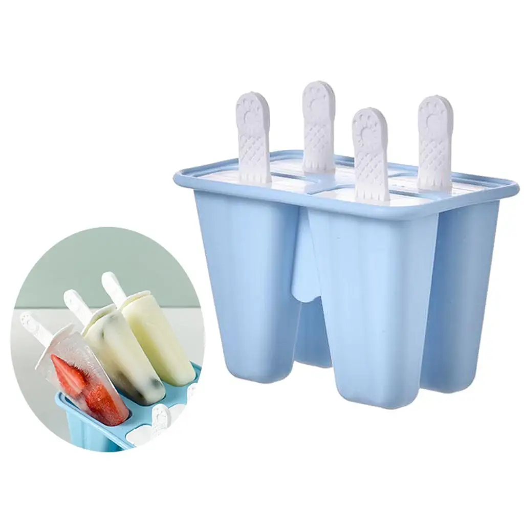 Silicone Ice   Popsicle Mold Maker DIY Juice Bar Blue, Green or Pink