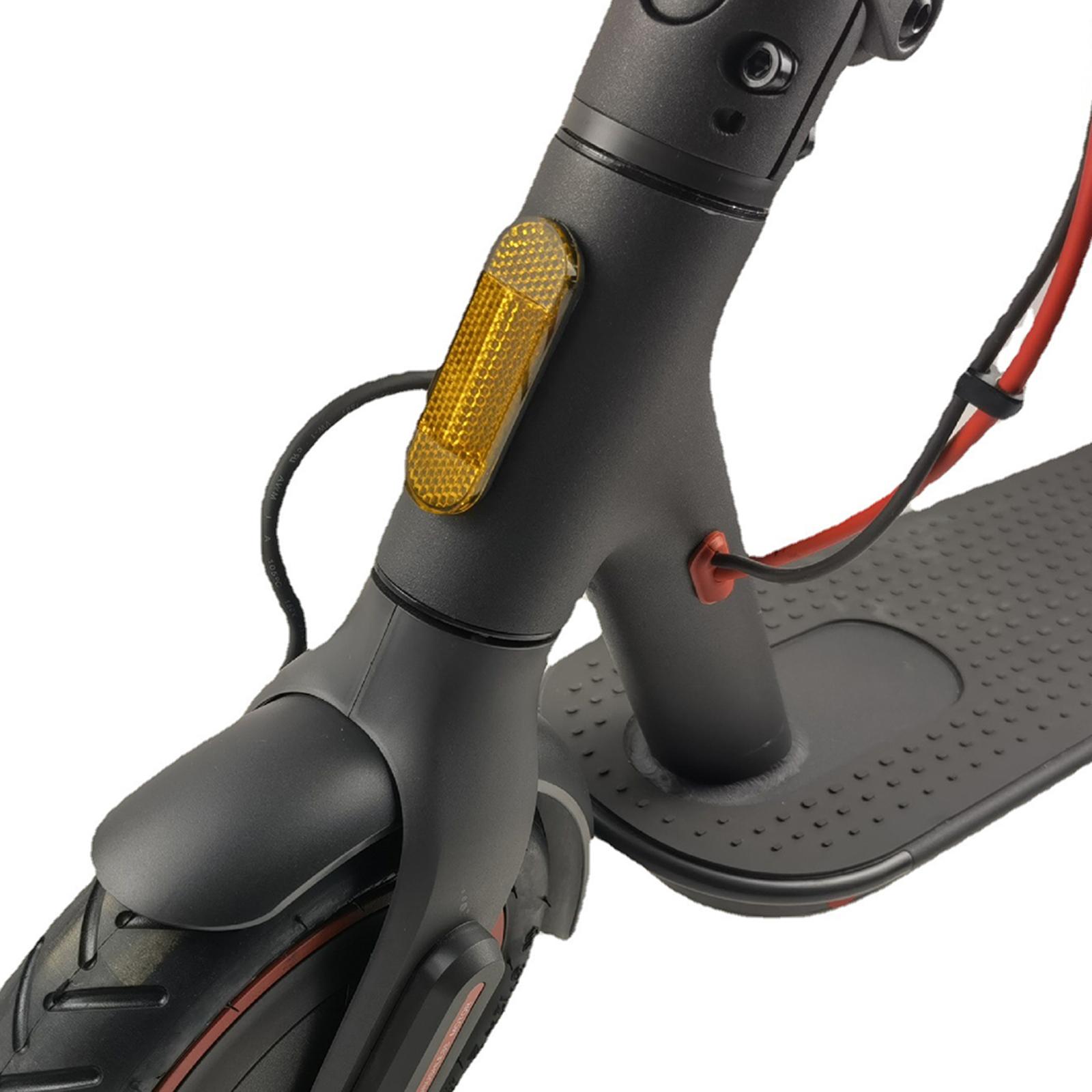 Orange Oval Reflector for Electric Scooter  Universal Reflective Tube