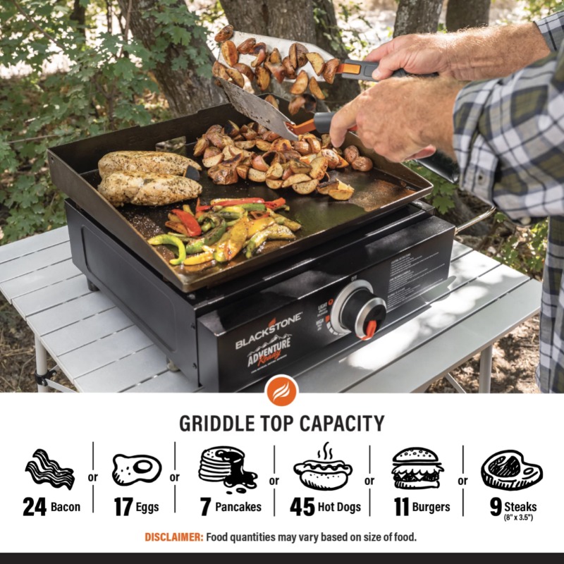 Title 5, Ready 17" Tabletop Outdoor Griddle