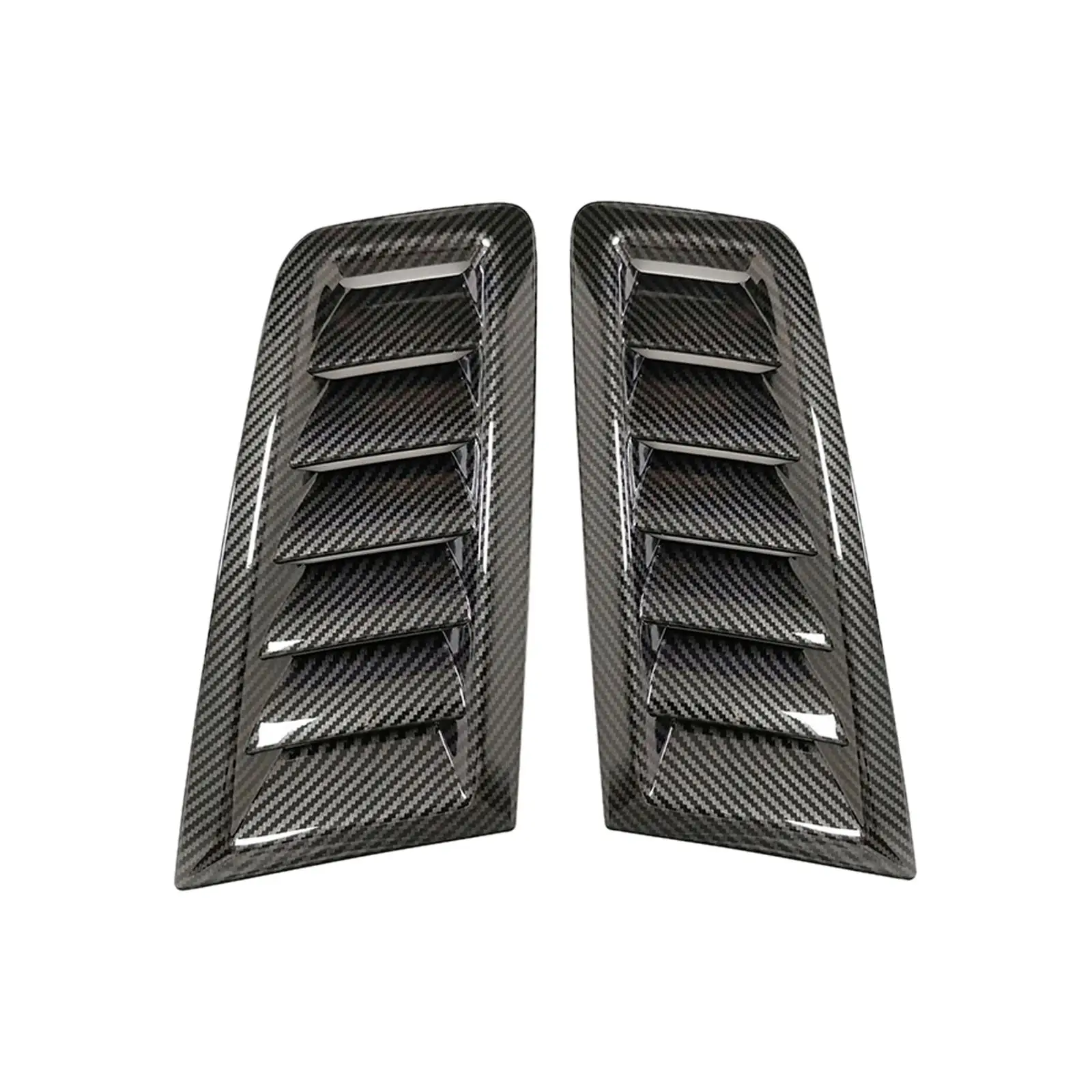 2Pcs Car Hood Vent Scoops Replace Parts Modified Accessory Air Flow Intake Hoods