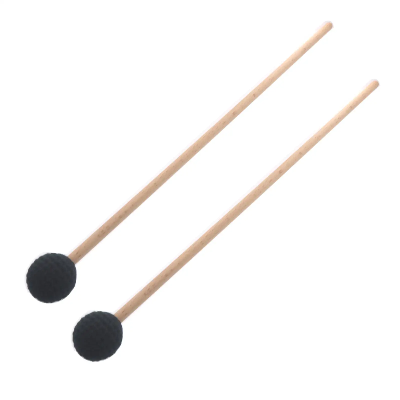 2Pcs Bell Mallets Glockenspiel Sticks, Xylophone Mallet Percussion with Wood Handle, 17 Inch Long