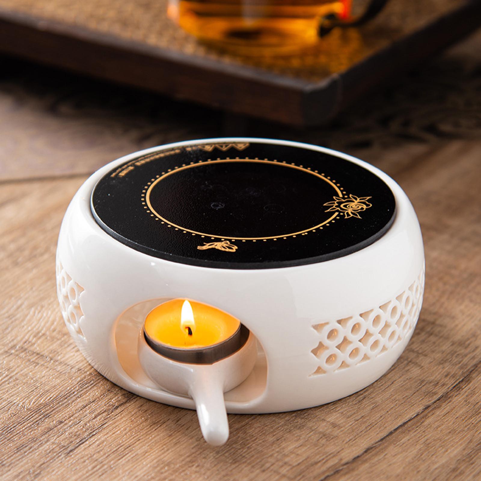 Hollow Teapot Warmer Tealight Tea Heat Pot Holder for Coffee