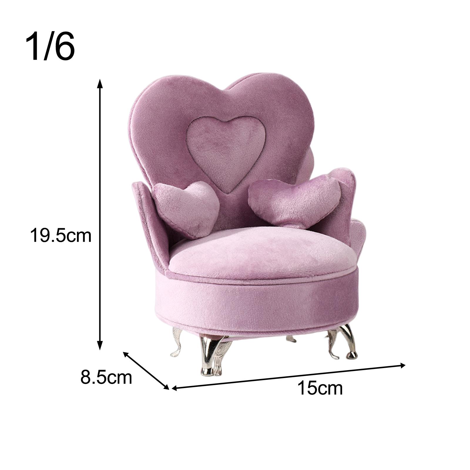 1:6 Sofa Elegant for 12inch Dollhouse Action Figures Furniture Accessories