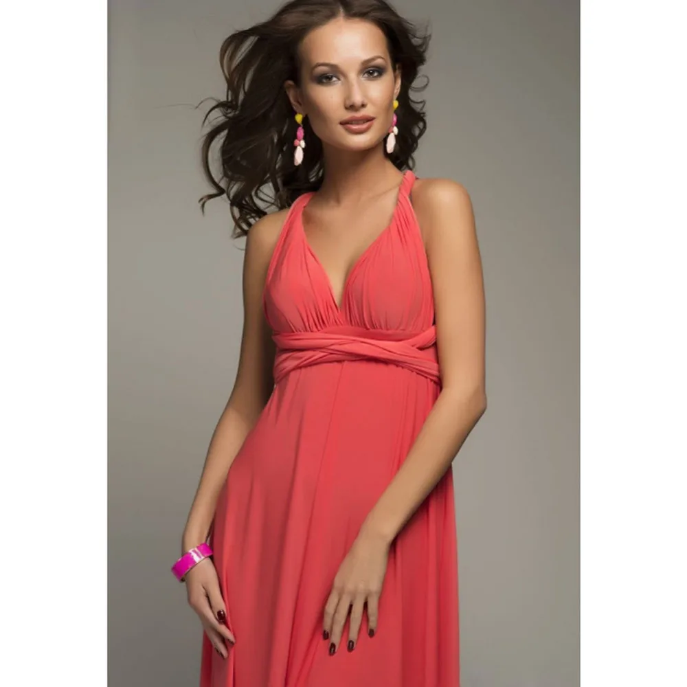 Sexy Women Maxi Dress Red infinity Long Dress Multiway Bridesmaids Convertible Wrap Party Dresses Robe Longue Femme XXL -S571ab64eac154c98b163f4f57a4bb143k