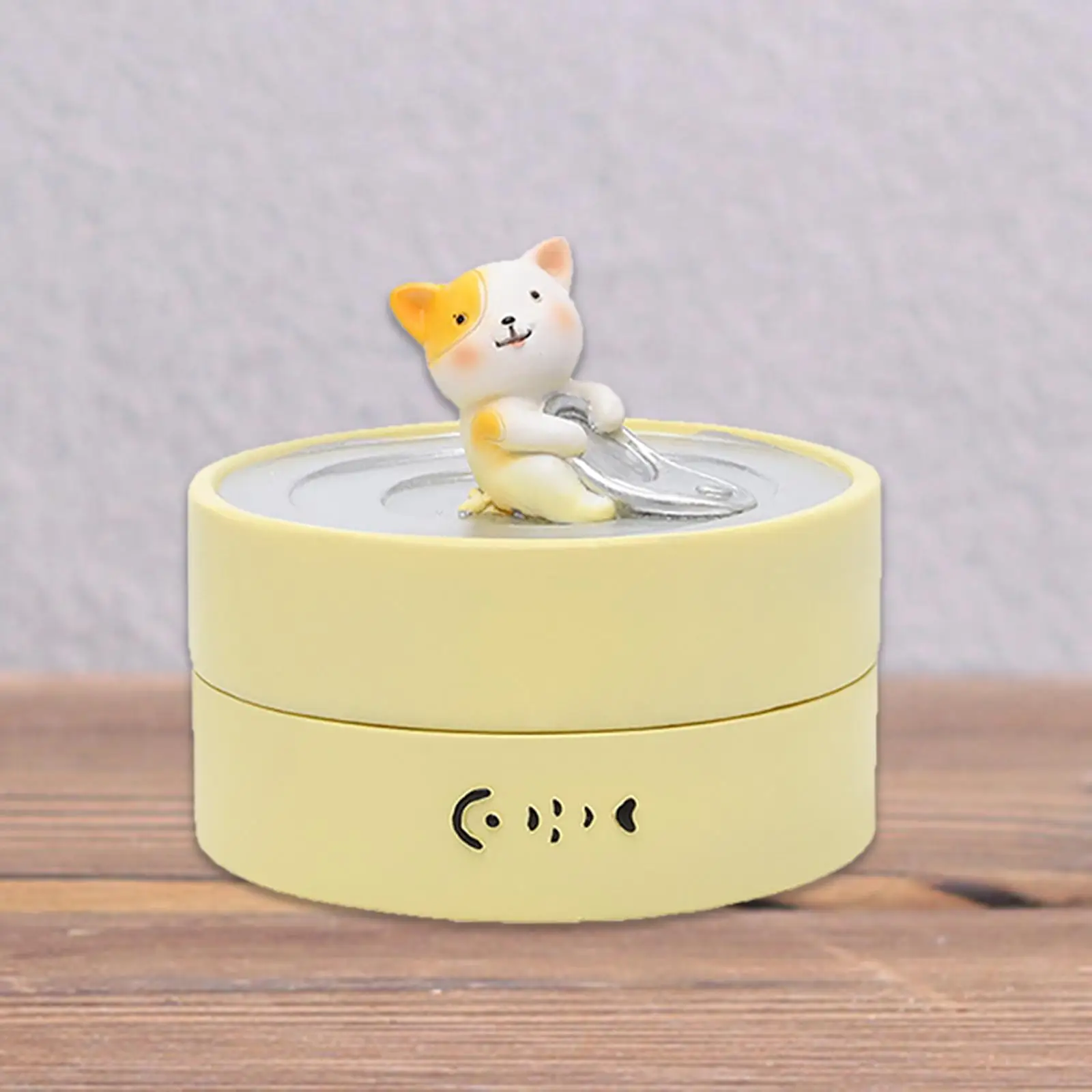 Cute Animal Ashtray Cigarettes Holder W/ Cover Jewelry Box 3 Slots Figurine Ash Tray for Restaurant Hotel Tabletop Home Ornament