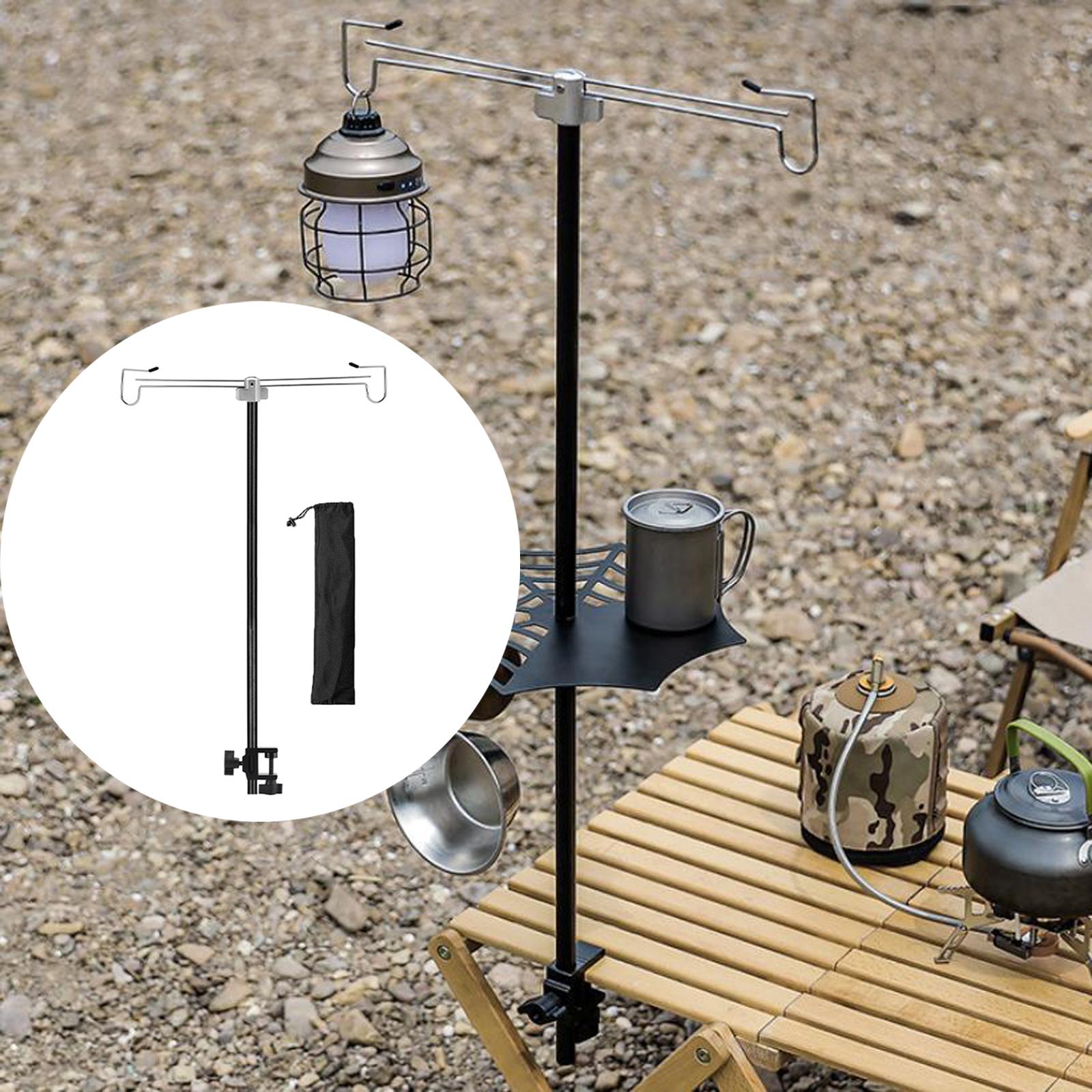 Lantern Stand Adjustable Post Tent Rod Outdoor Camping Lamp Pole for Picnic
