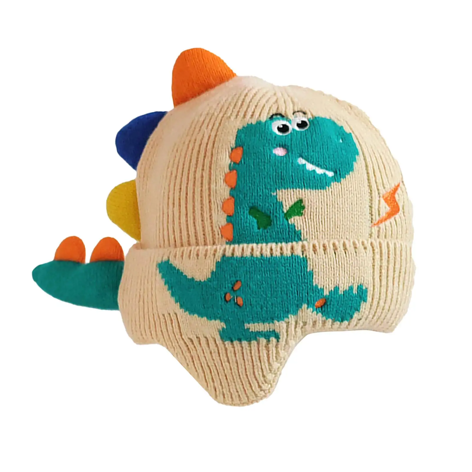 Dinosaur Ear Knitted Hat Skiing Hat Knit Hat for Kids Toddlers Boys Girls