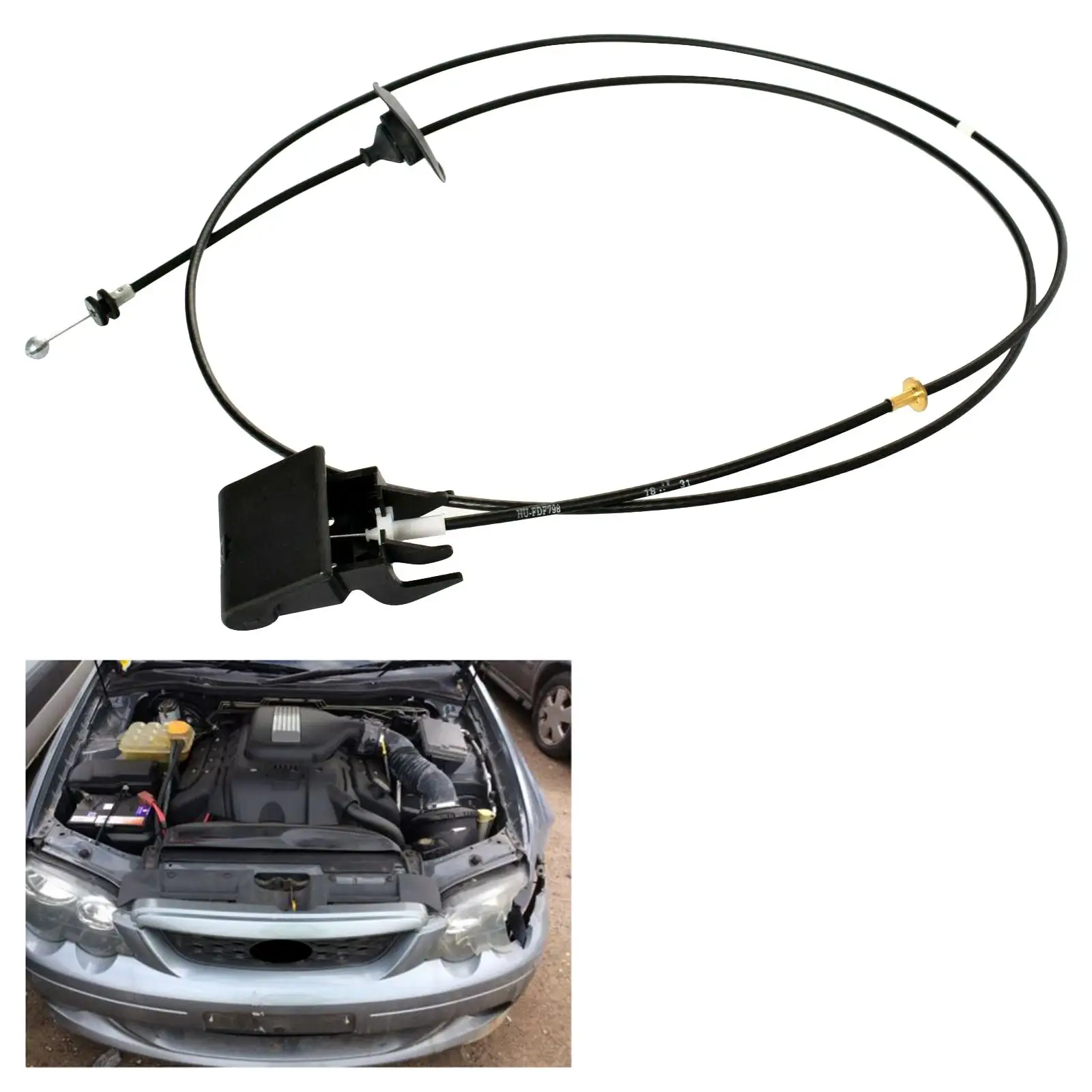 Front Engine Hood Release Cable 1027235 Fit for Ford Falcon BA BF Territory