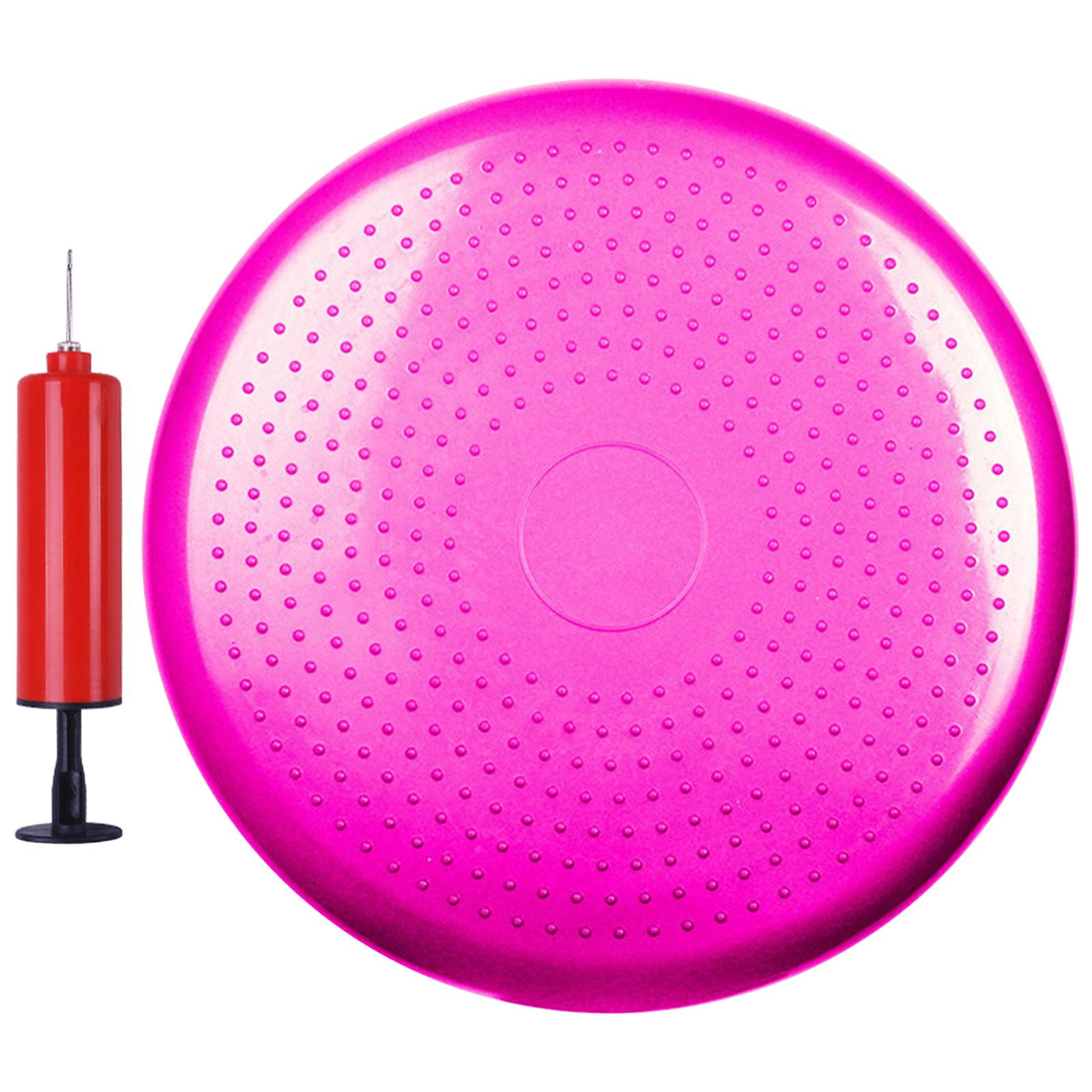 Inflatable Yoga Massage Ball fitness Balance Disc Cushion pad yoga balance board Wobble Stability Exercise Training