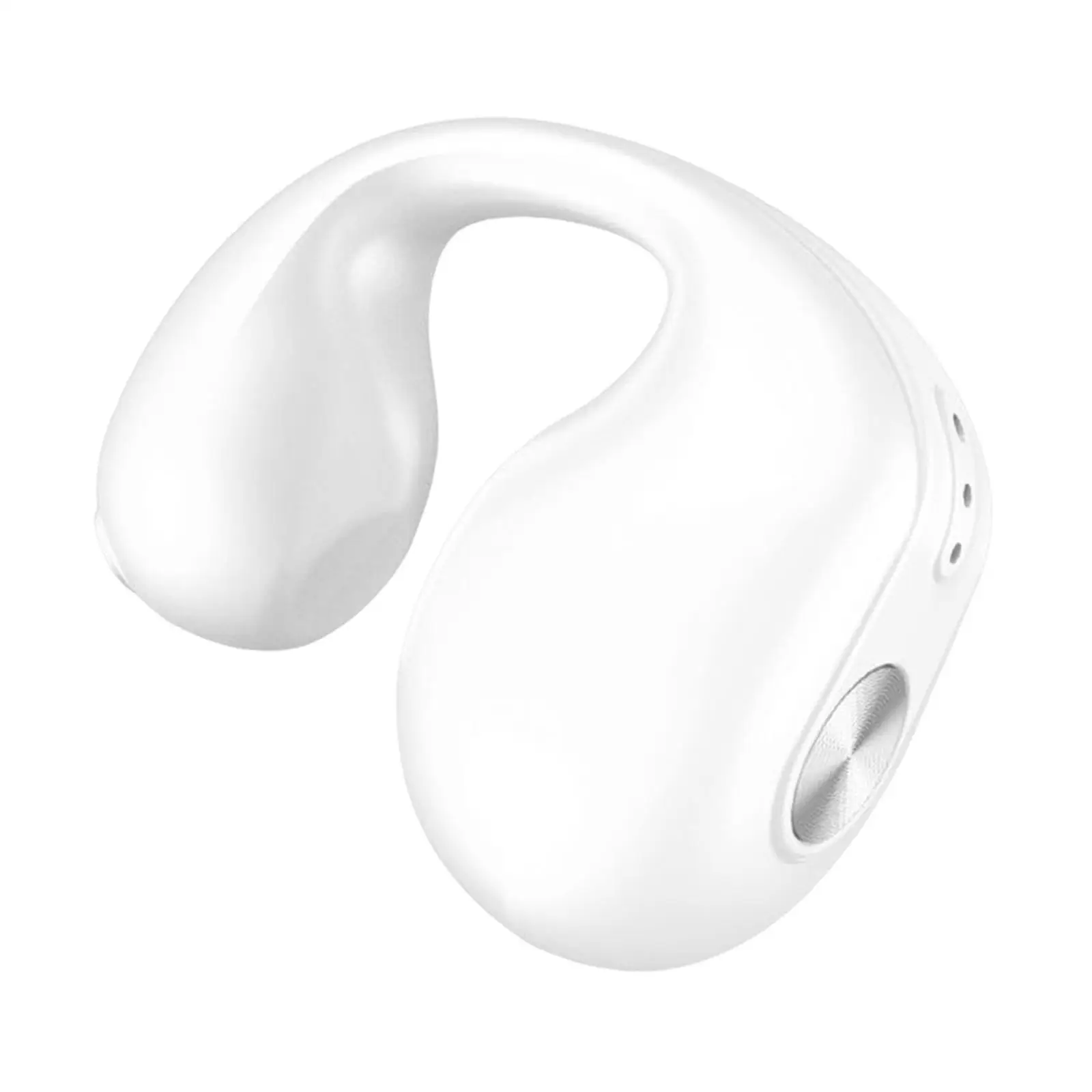 Single Ear Clip Wireless Headset HiFi Sound Earphones for Driving Workout Sports