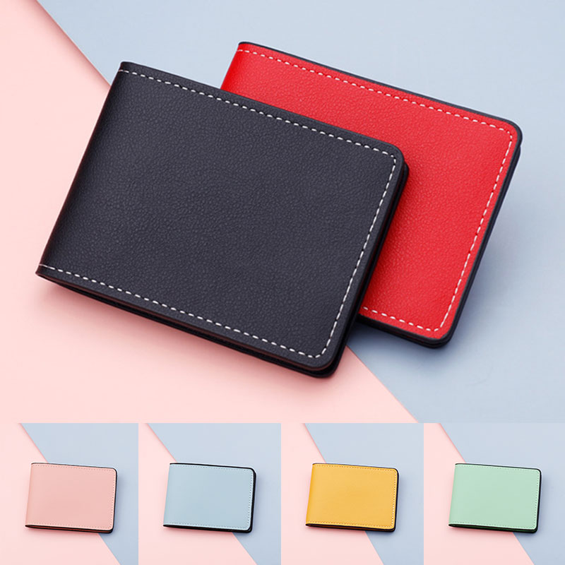 Ultradünne Autodokumente Ausweishalter Herren Damen Pu-Leder Kartenhalter Abdeckung Geldbörse Brieftasche Hülle – Detail 4