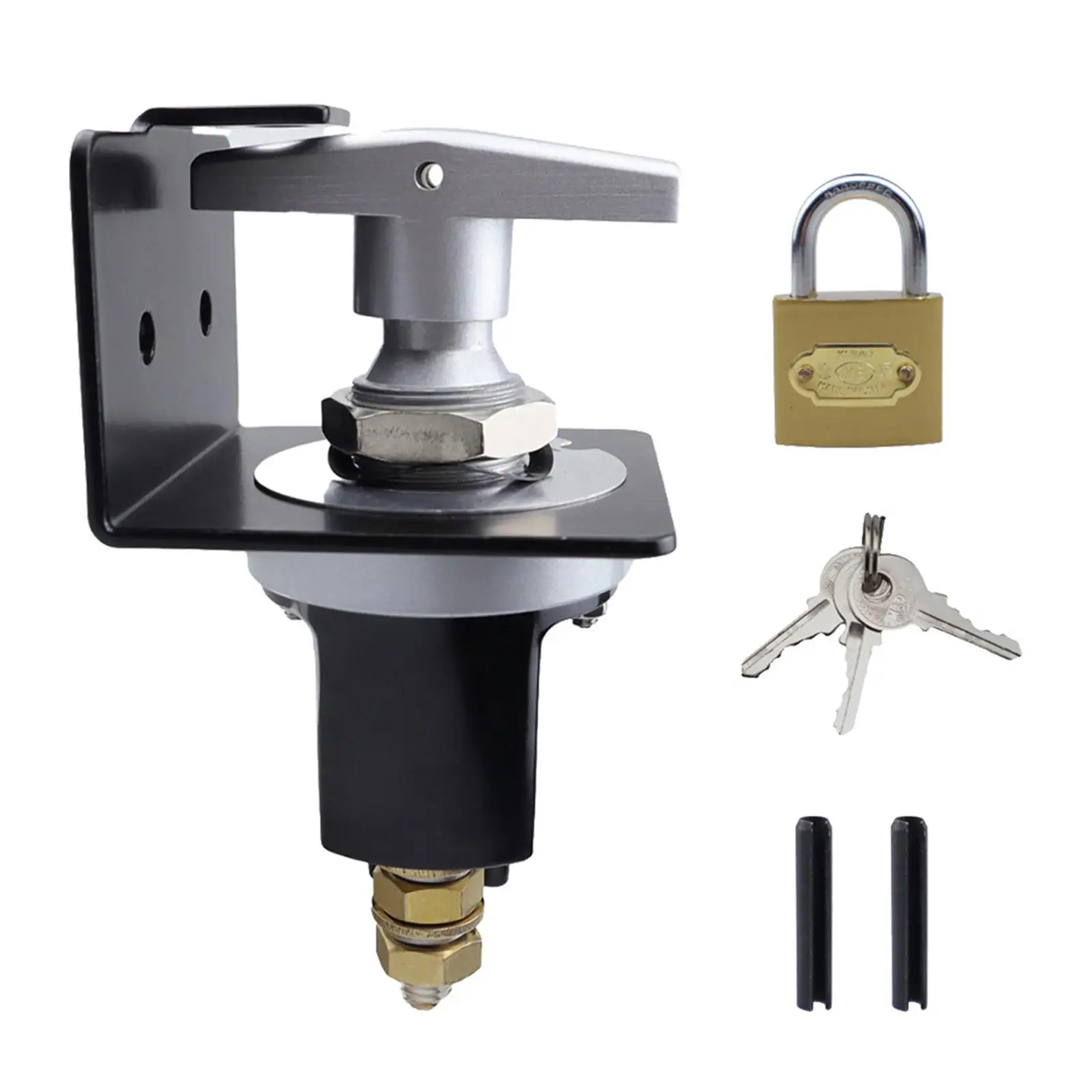 500A Battery Disconnect Switch with Lockout Plate for Auto Boat Yachts