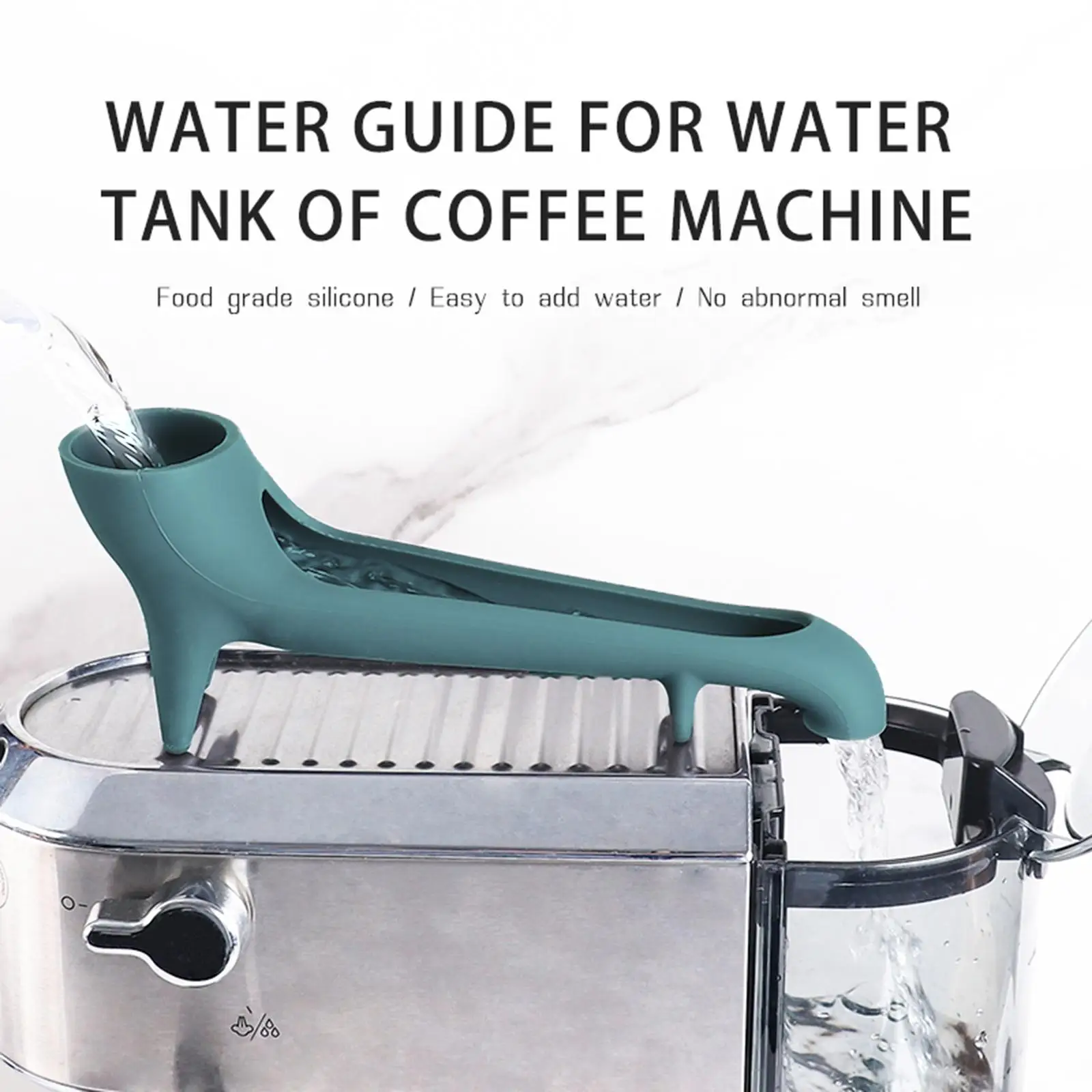 Coffee Machine Water Tank Water Guide Auxiliary Water Dispenser Diversion Tool Coffee Tampering and Water Tank