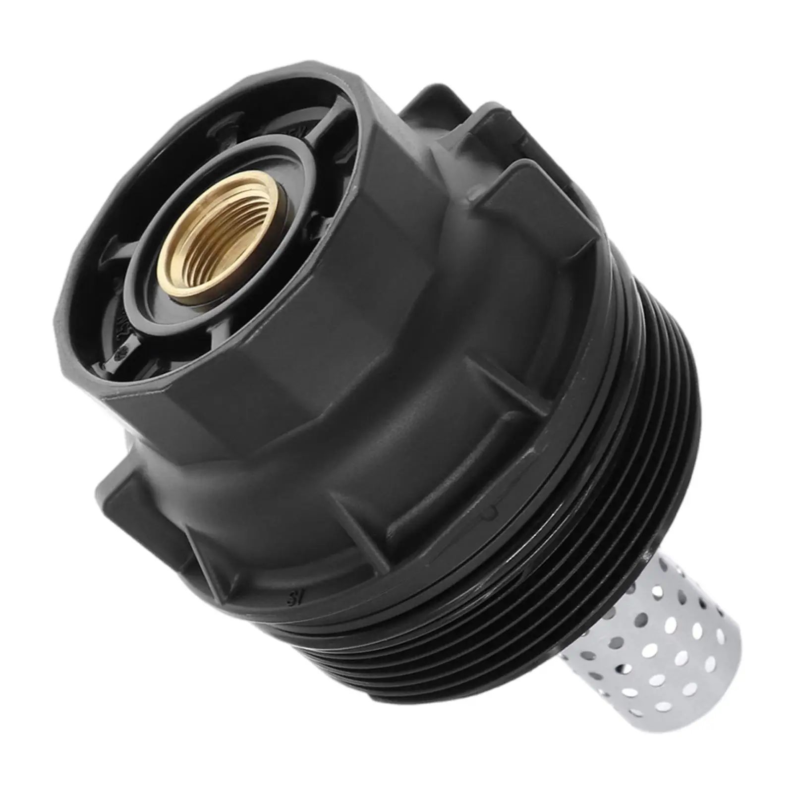 Oil Filter Housing Assembly 1562038010 with Oil Plug for Lexus 5.7L V8 2007-2013 2008-2020