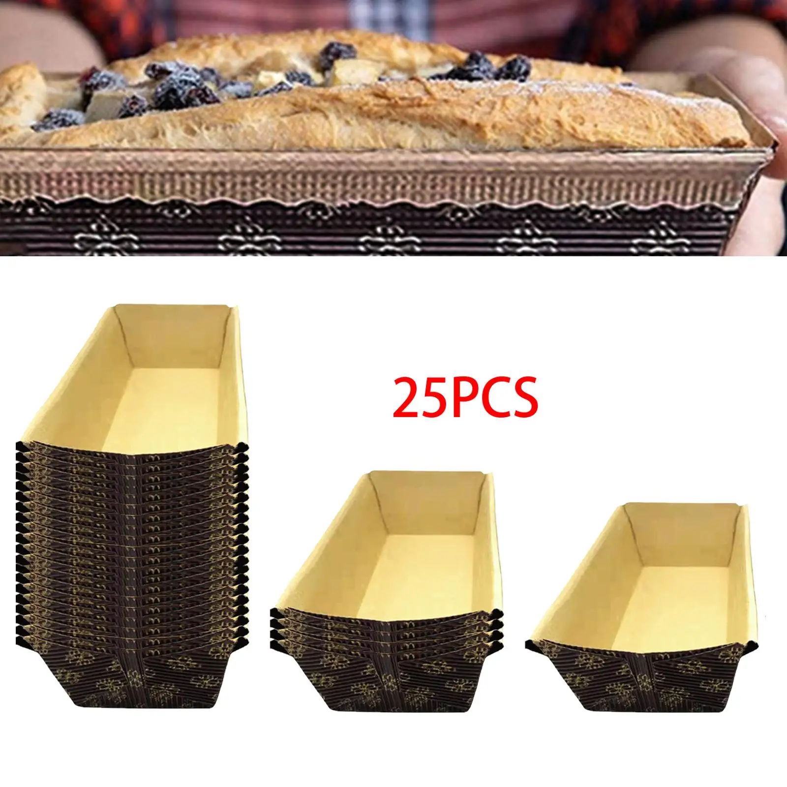 25 Pieces Baking Cups Decoration Baking Tools Muffin Paper Cases for Party