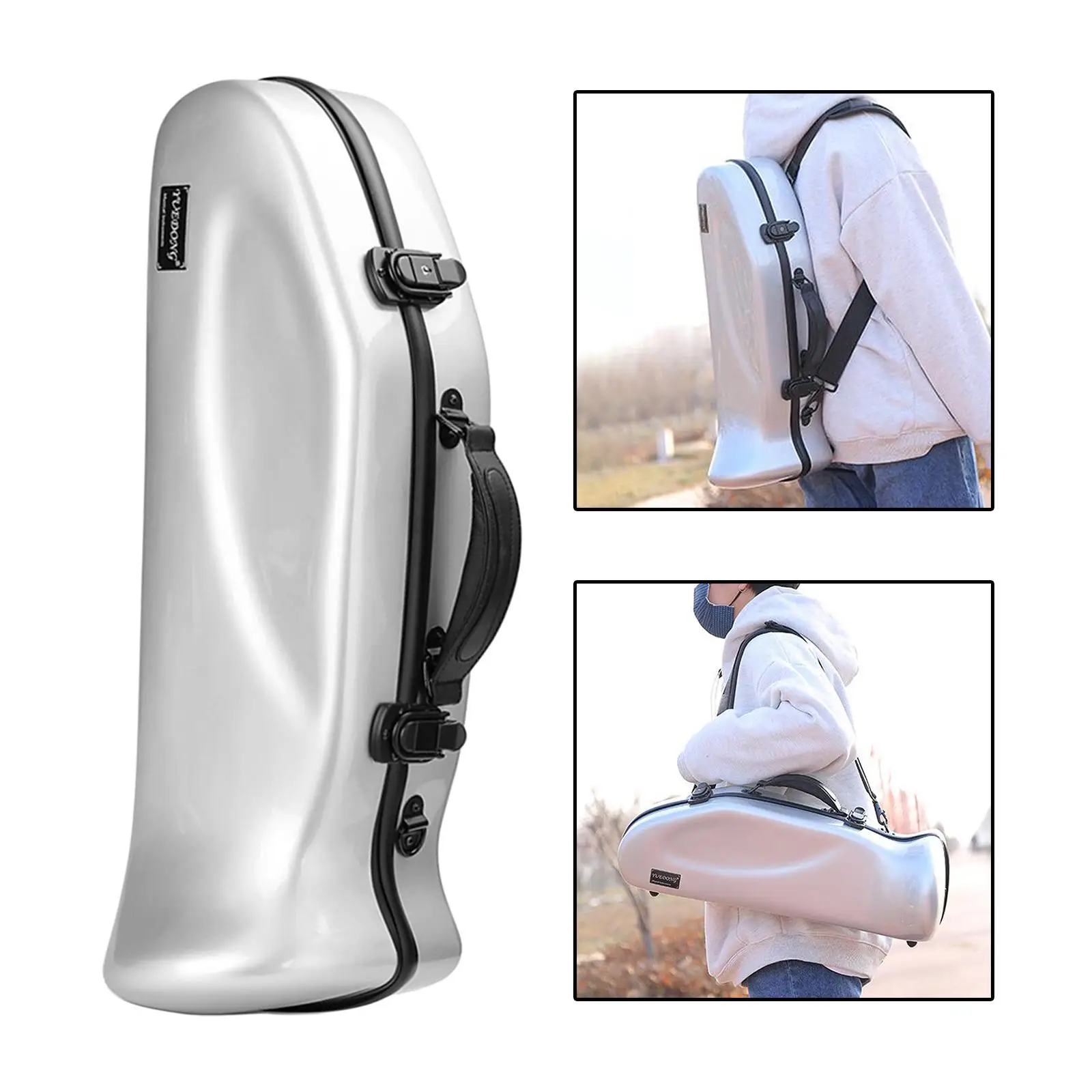 Trumpet Case Shockproof Carrying Case Accessory Frp Waterproof Musical Instrument Box Shoulder Bag Instrument Case Trumpet 