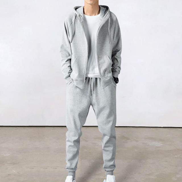 1 Set Jogger Suit Stylish Loose Fit Hoodie Pants Hoodie Sweatpants