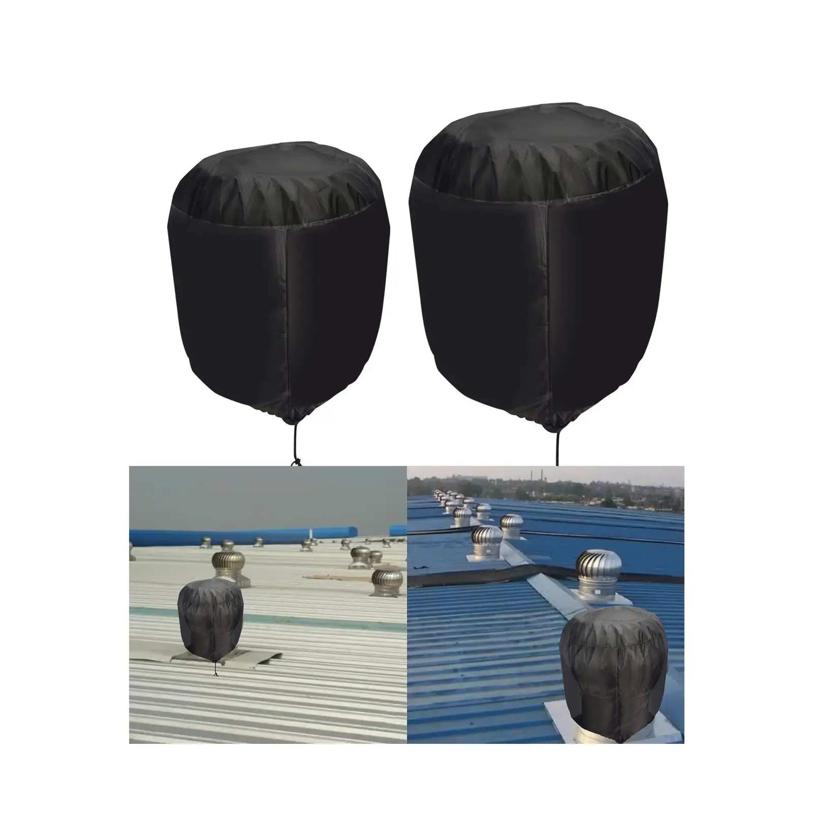 vent cover Roof 420D Oxford Oxford Fabric Heavy Duty Waterproof Water Resistant Drawstring Protector
