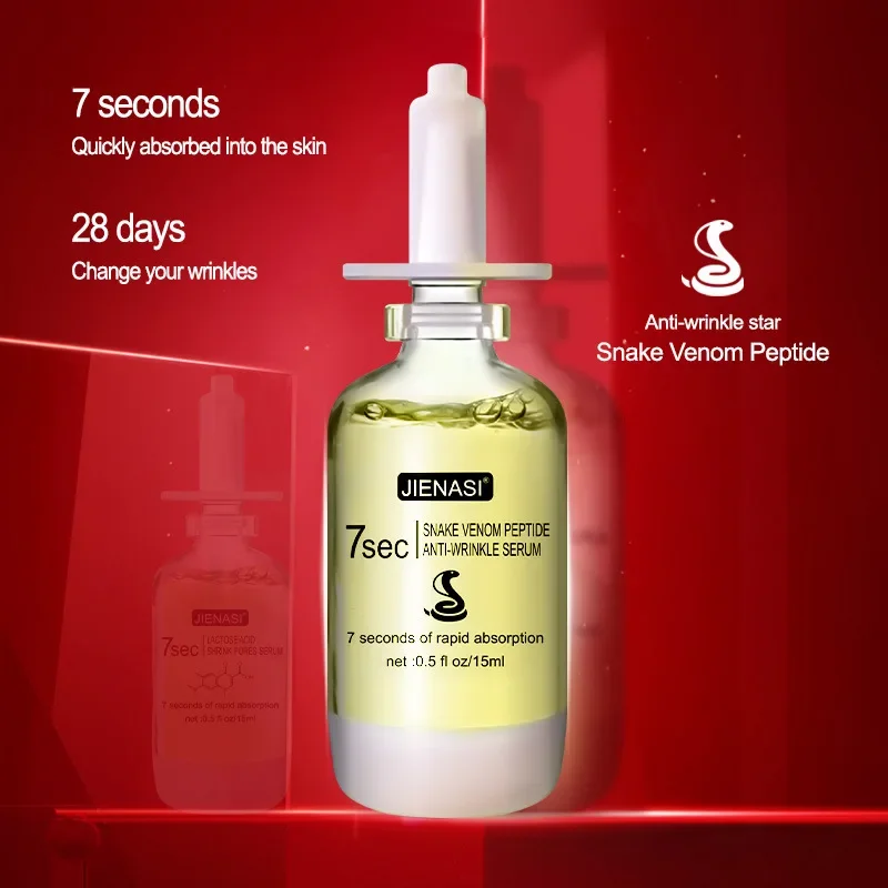 Best of Snake Venom Peptide Anti-Wrinkle Liquid Firming Serum Reduces Wrinkles Forehead Wrinkles Nasolabial Wrinkles Face Serum Reviews & Tips