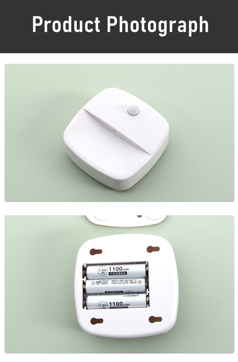 LED Night Light Cabinet Lights Smart Motion Sensor Light Wall Lamp for Home Aisle WC Hallway Stair Kitchen Bedroom Night Lamp
