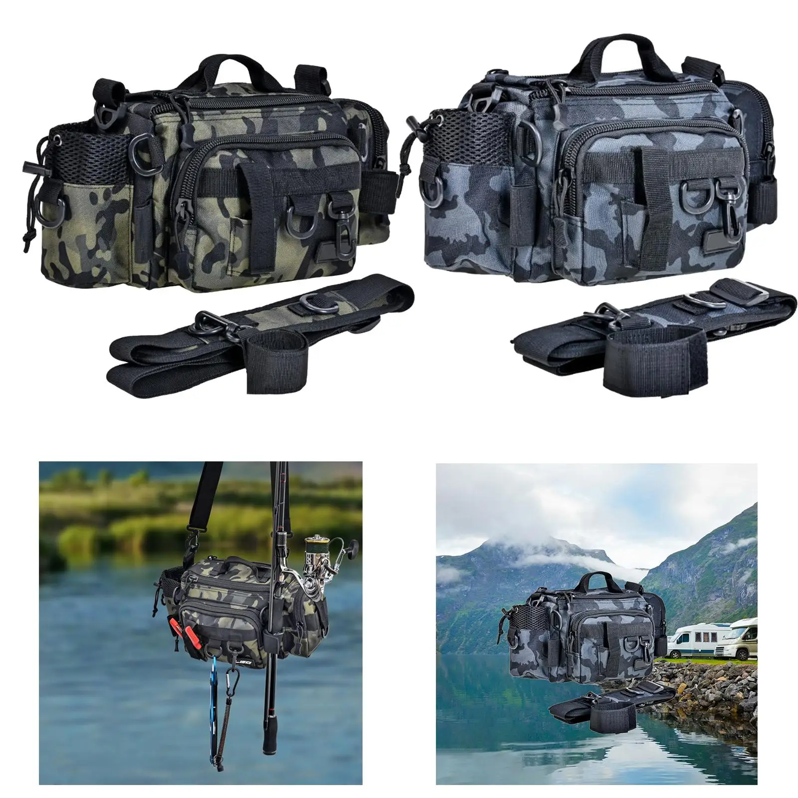 Multifunctional Fishing Tool Bag Durable Bag for Sea Fishing Travel