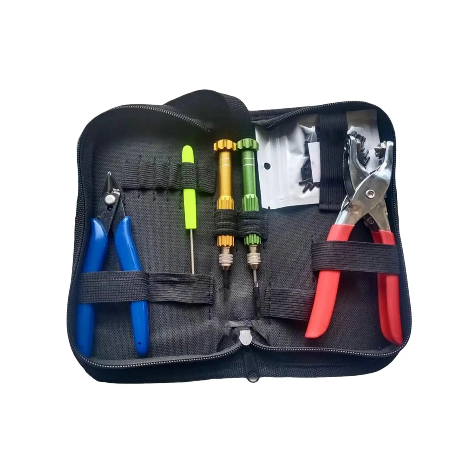Starting Stringing Clamp Tool Kit with Storage Bag Portable Badminton Racket Pliers for Equipment Tennis Racquet Sports Squash