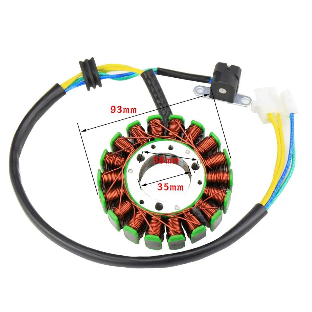 Stator 18 Pole Magneto Coil 93mm for  Parts YP250 LH250 Scooter Moped