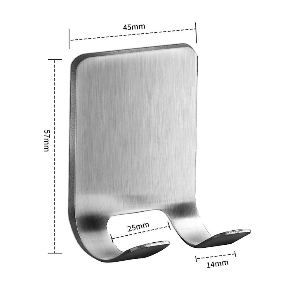 Description Picture 3 of itemWall Razor Holder Storage Hook Stainless Steel Men Shaver Storage Rack Shaver Shelf Hanger Stand Razor Blade Holder Hooks