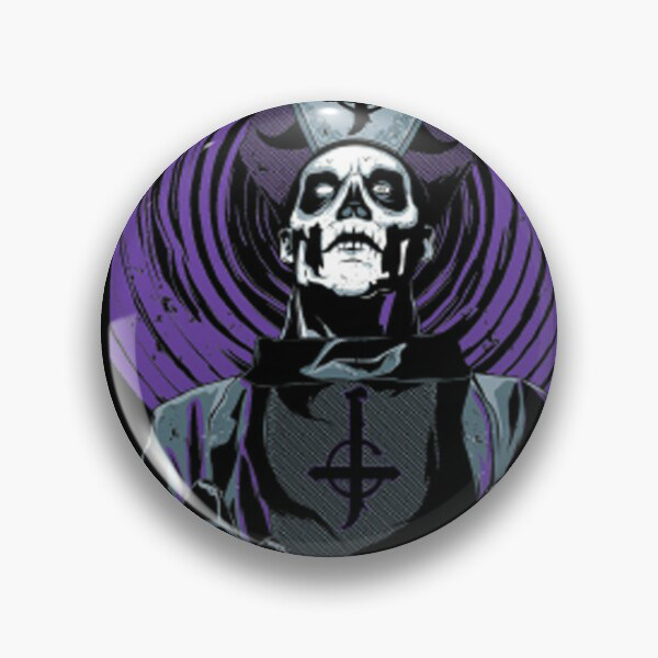 Ghost band Icons Pins Badge Decoration Brooches Metal Badges For Clothes  Backpack Decoration 58mm