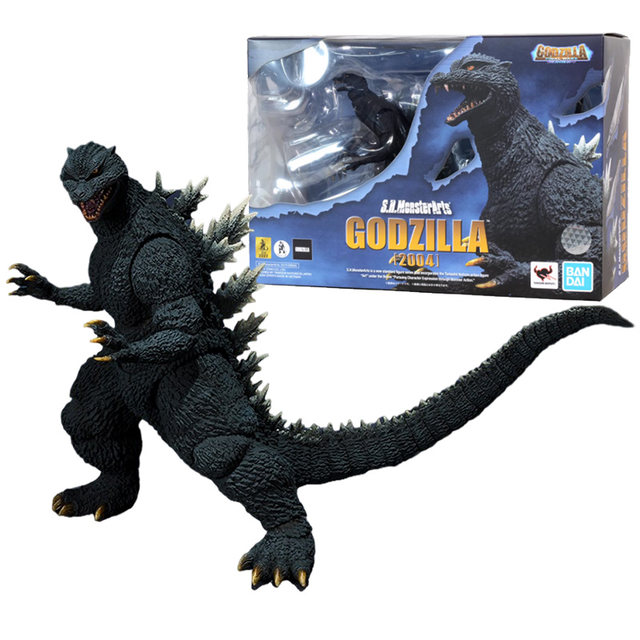 In Stock Original Bandai Spirits S.h.monsterarts Shm Godzilla 2004 