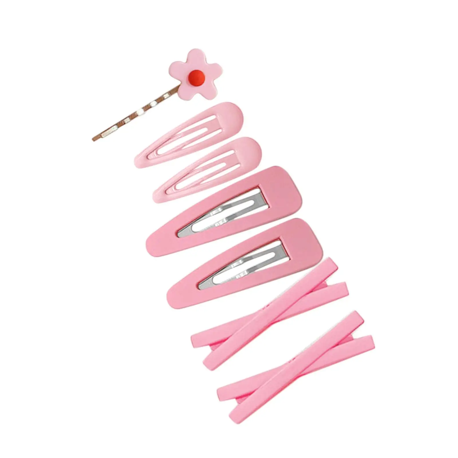7x Girls Hair Clips Hairclips Hair Accessories Gift Snap Hairpins Resin Headwear for Women Lady Hairdressing Party Bangs Waves