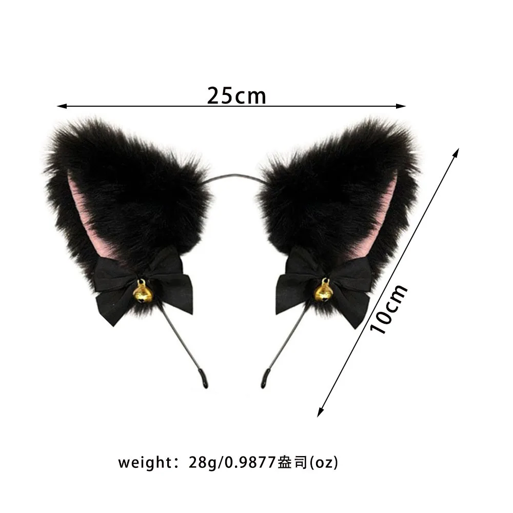 Cute Fox Tail Anal Plug Cat Ears Headbands Set  Nipple Clip Neck Collar Erotic Cosplay Sex Toys For Women