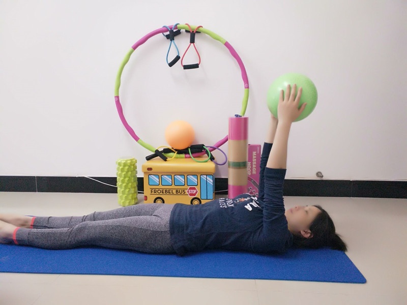 Frosted Small Mini Yoga Ball 25cm Straw Pilates Inflatable Gymnastics Fitness Children's Toy Balloon