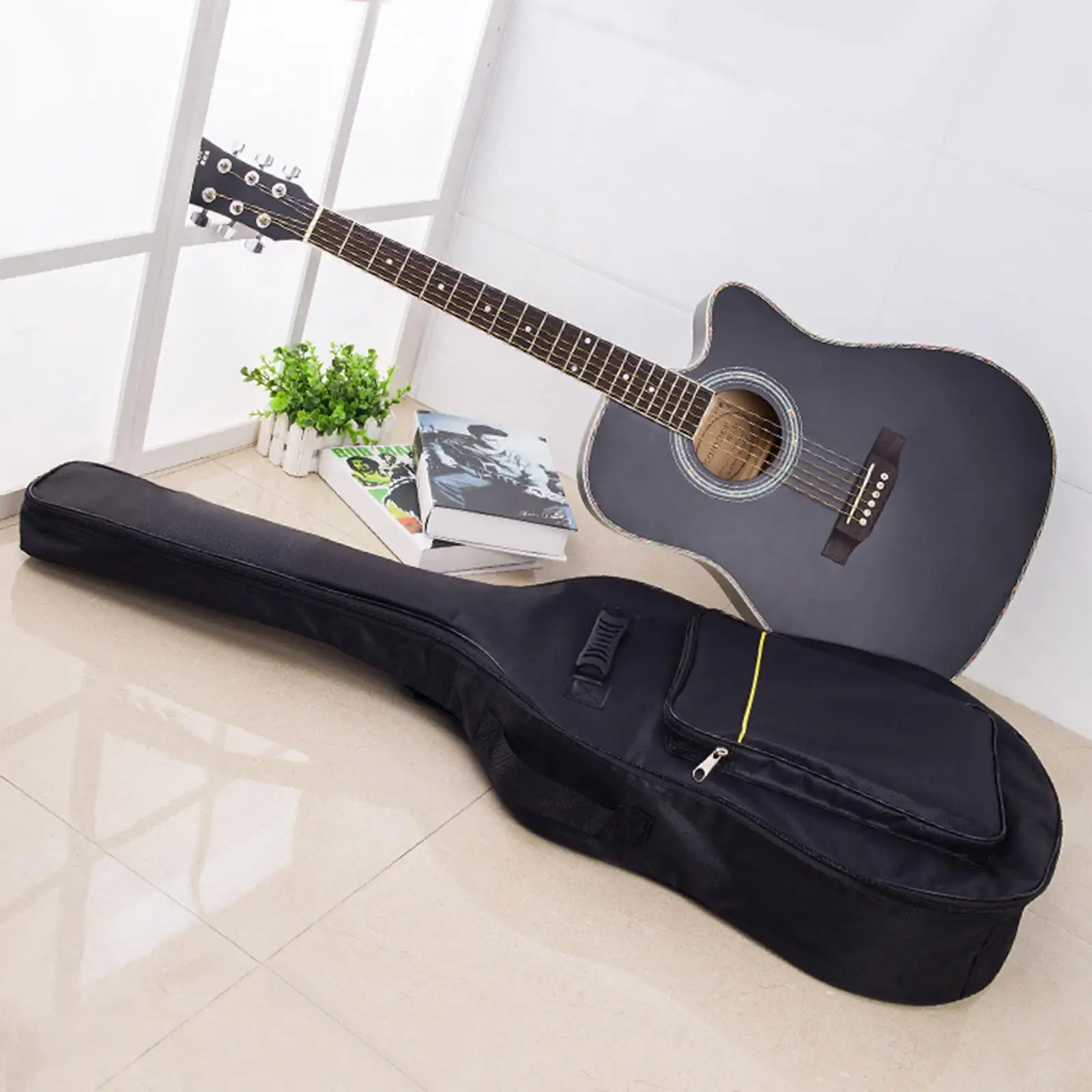 Acoustic / Electric Guitar Case with 36 