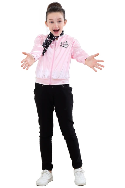 Disfraz de Cosplay de Danny Grease Musical TV para hombres, chaqueta negra,  rosa, Roleplay, Fantasia, informal, Halloween, Carnaval, disfraz de tela -  AliExpress
