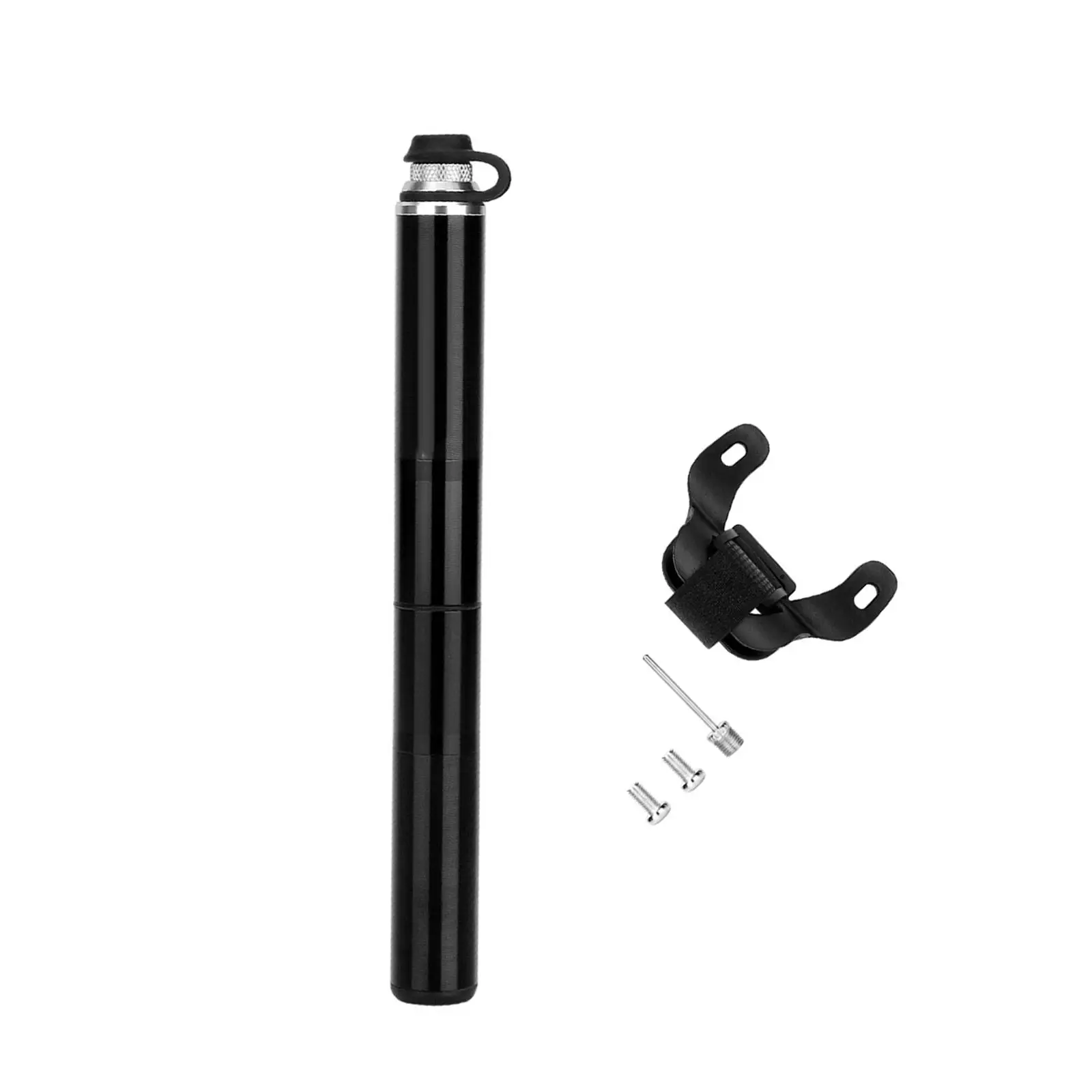 Portable Bike Tire Pump Accessories Max 160PSI Tire Pump Tire Inflator Bicycle Hand Pump for Cycling Balloon Basketball Football