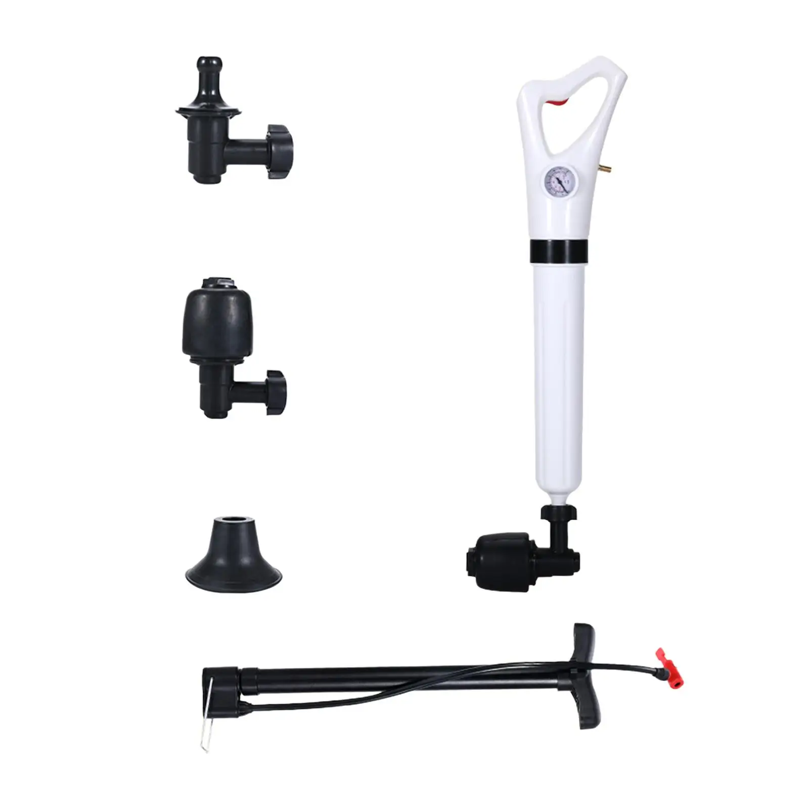 Toilet Plunger Set Air Unblockers Toilet Air Drain Blasters for Kitchen Toilet Drains Floor Drains Dredge Sewer Pipe