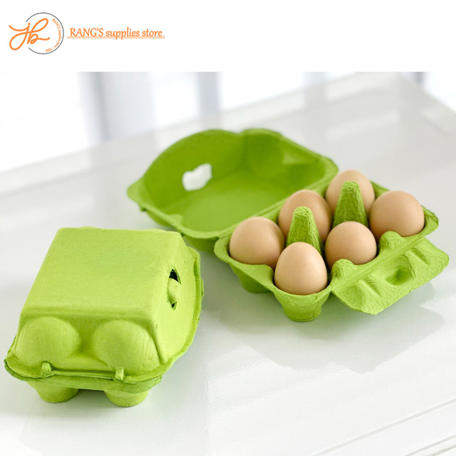 Blank Natural Pulp Egg Cartons Holds Up to Twelve Eggs - 1 Dozen and  Biodegradable Pulp Fiber Egg Flats for Storing up to 30 Large or Small Eggs  (15