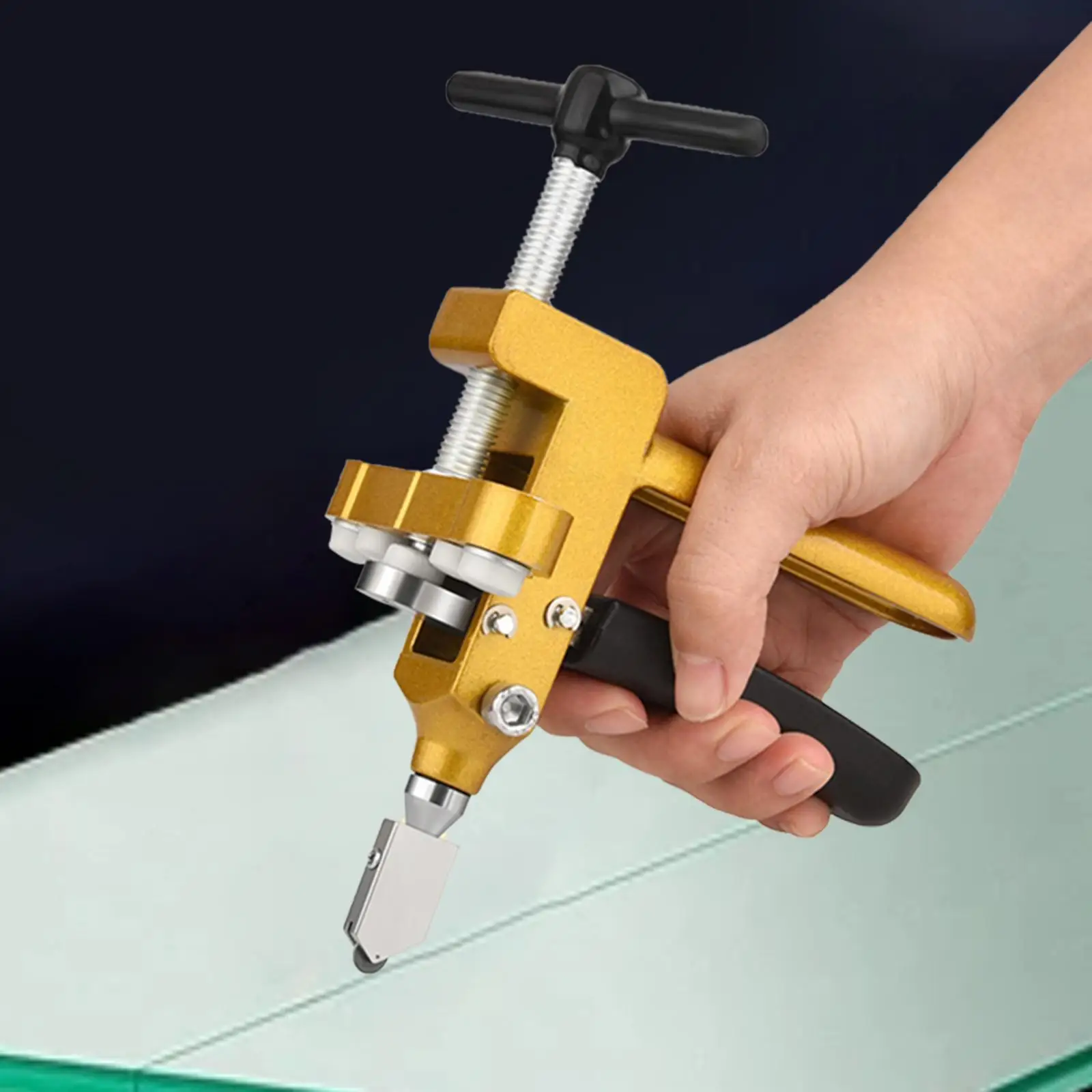 Glass Cutting Tool Multifunctional Portable Comfortable Gripping Manual Tile Cutter Tool Glass Tile Cutter Breaker Glass Cutter
