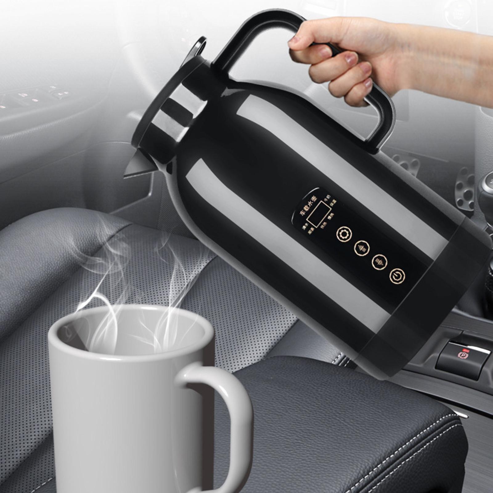 Title 2, Portable Electric Car Kettle Stainless Steel 12...